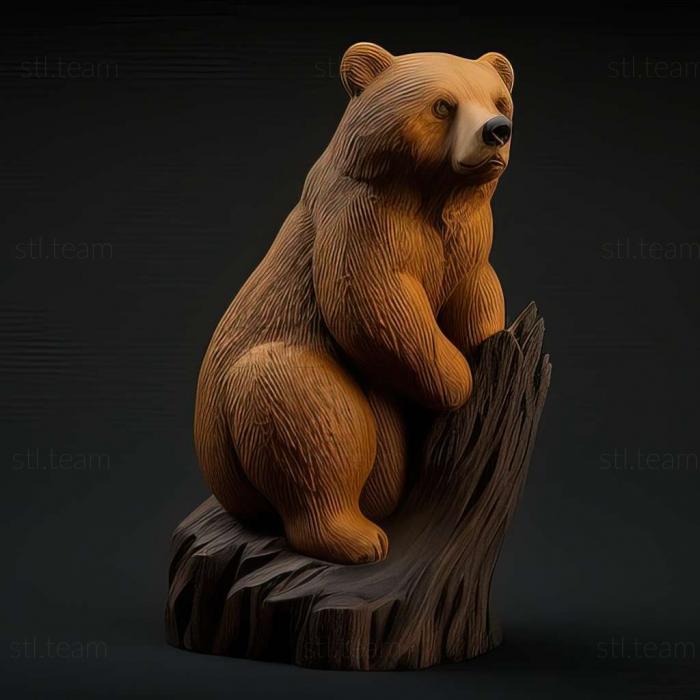 3D model BEAR FROM (STL)